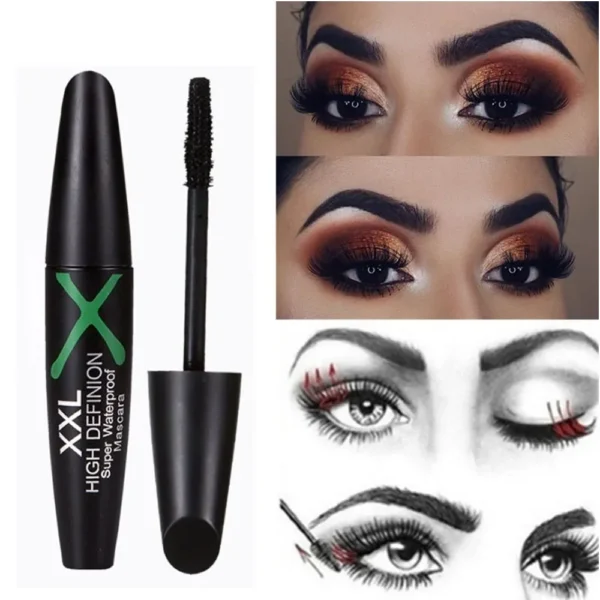 4D Silk Fiber Cílios Mascara, alongamento, impermeável, de longa duração, preto cílios extensão, 3D Make Up, 1 Pc - Image 5