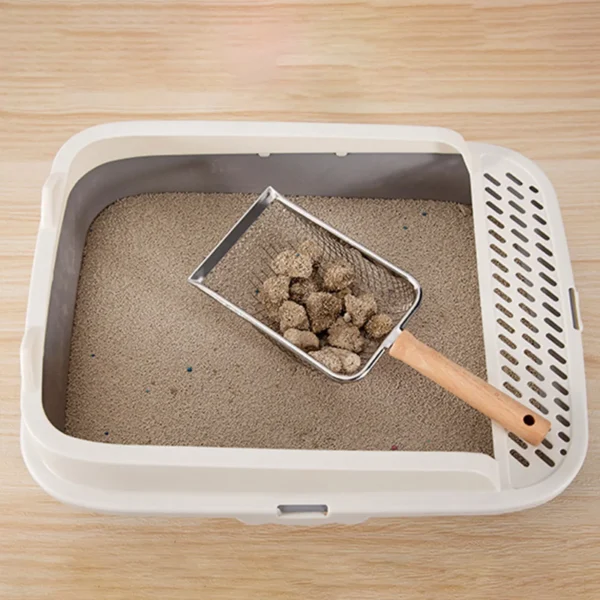 Pá de Aço inoxidável para Remoção do Resíduo gerado pelos Cães e Gatos. Limpeza Instantânea - Image 4
