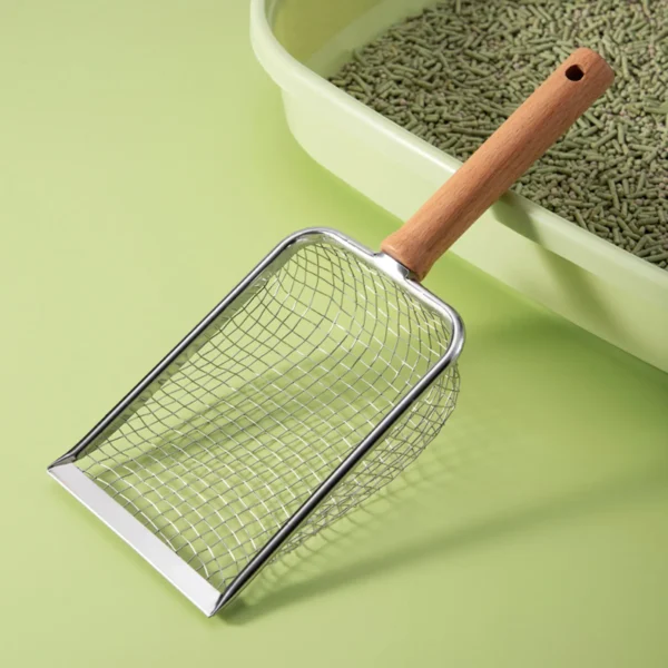 Pá de Aço inoxidável para Remoção do Resíduo gerado pelos Cães e Gatos. Limpeza Instantânea - Image 5