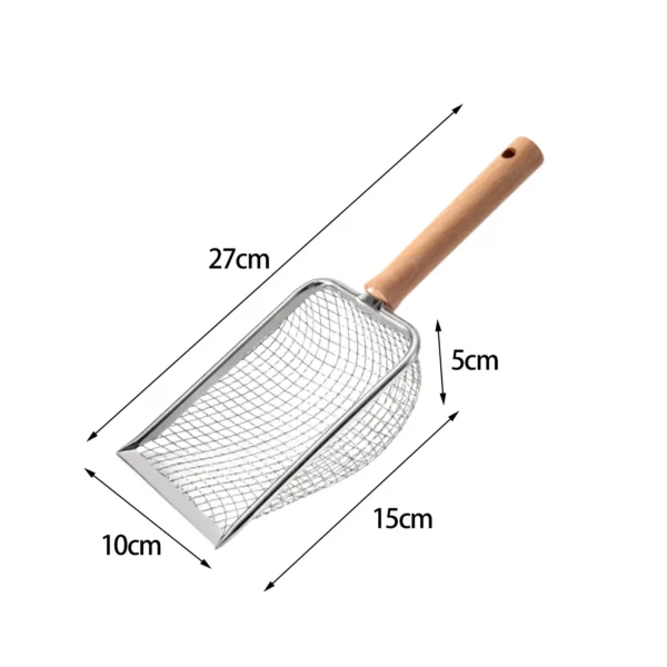 Pá de Aço inoxidável para Remoção do Resíduo gerado pelos Cães e Gatos. Limpeza Instantânea - Image 6
