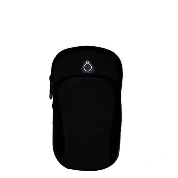 Braçadeira para esporte e fitness, braçadeira para corrida e academia, anti-suado, com orifício para fones de ouvido - Image 2