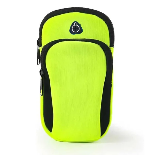 Braçadeira para esporte e fitness, braçadeira para corrida e academia, anti-suado, com orifício para fones de ouvido - Image 5