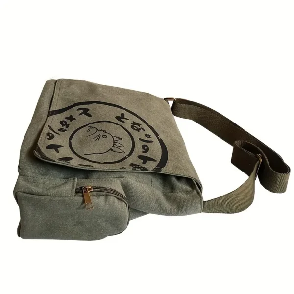 Bolsa Vintage Canvas Mensageiro de Ombro - Image 3