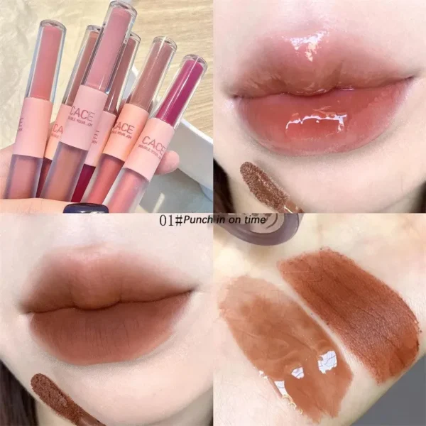Baton Labial Ultra Brilho Molhado Dupla Face - Image 6