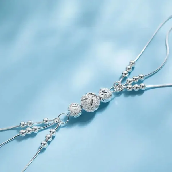 Fina Pulseira de Prata Esterlina para Mulheres, Excelente para usar em Festas, Casamentos e Ocasiões Especiais. - Image 3