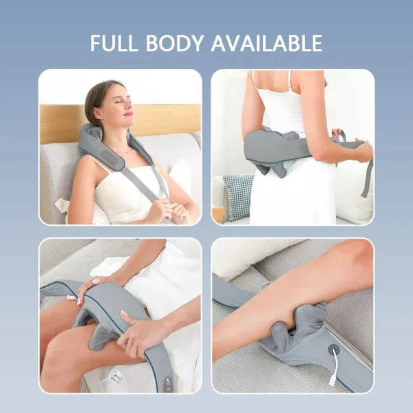 Massageador Foreverlily-sem fio para Pescoço e Costas, Ombro e Cervical Relaxante Trapézio - Image 4