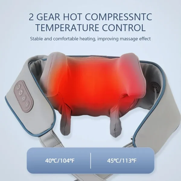 Massageador Foreverlily-sem fio para Pescoço e Costas, Ombro e Cervical Relaxante Trapézio - Image 5