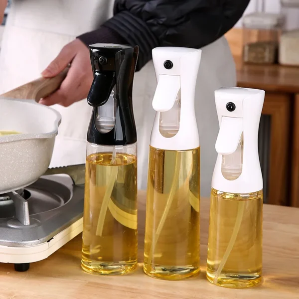 Garrafa Porta óleo, azeite, vinagre, shoyo e outros líquidos com spray para cozinha, excelente para temperar saladas, churrasco e cozinhar. - Image 4