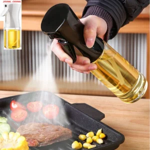 Garrafa Porta óleo, azeite, vinagre, shoyo e outros líquidos com spray para cozinha, excelente para temperar saladas, churrasco e cozinhar.