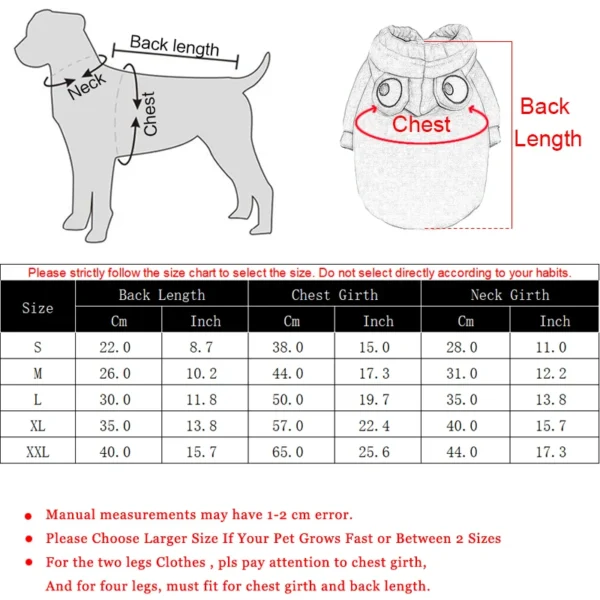 Moletons com Estampas de Sapo Fofos para Cães Pequenos - Image 2