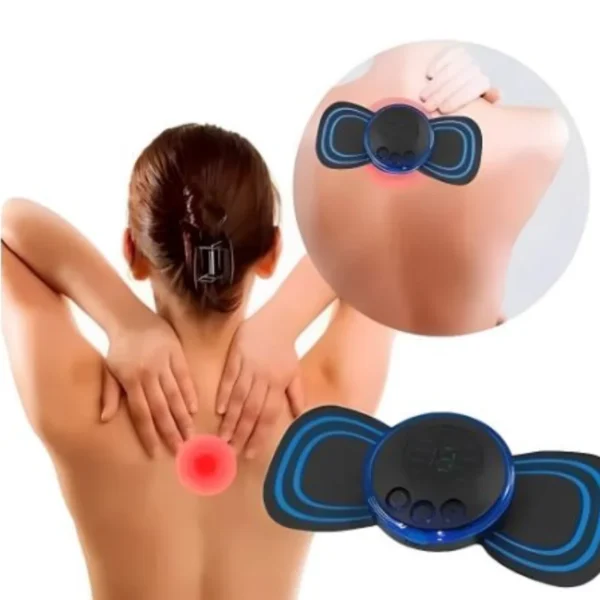 Mini Massageador Portátil Elétrico Cervical EMS Alivia Dores Corpo Pescoço, lombar - Image 2
