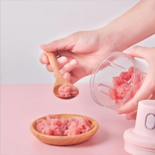 Mini Processador De Alimentos Elétrico 250ml Triturador Recarregável Sem Fio Utensilio de cozinha - Image 2