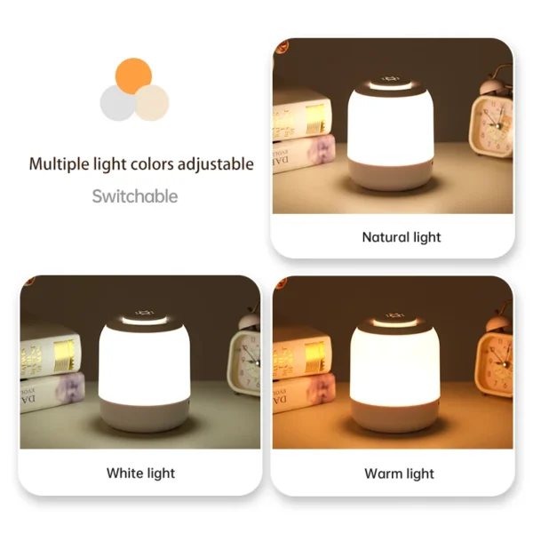 Abajur LED Lâmpada de toque para crianças, com sensor de toque, lâmpada de mesa portátil. - Image 4