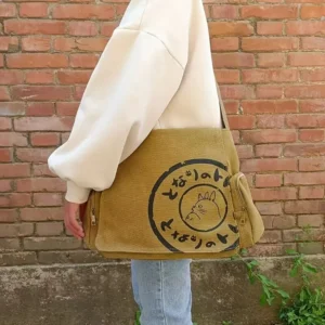 Bolsa Vintage Canvas Mensageiro de Ombro