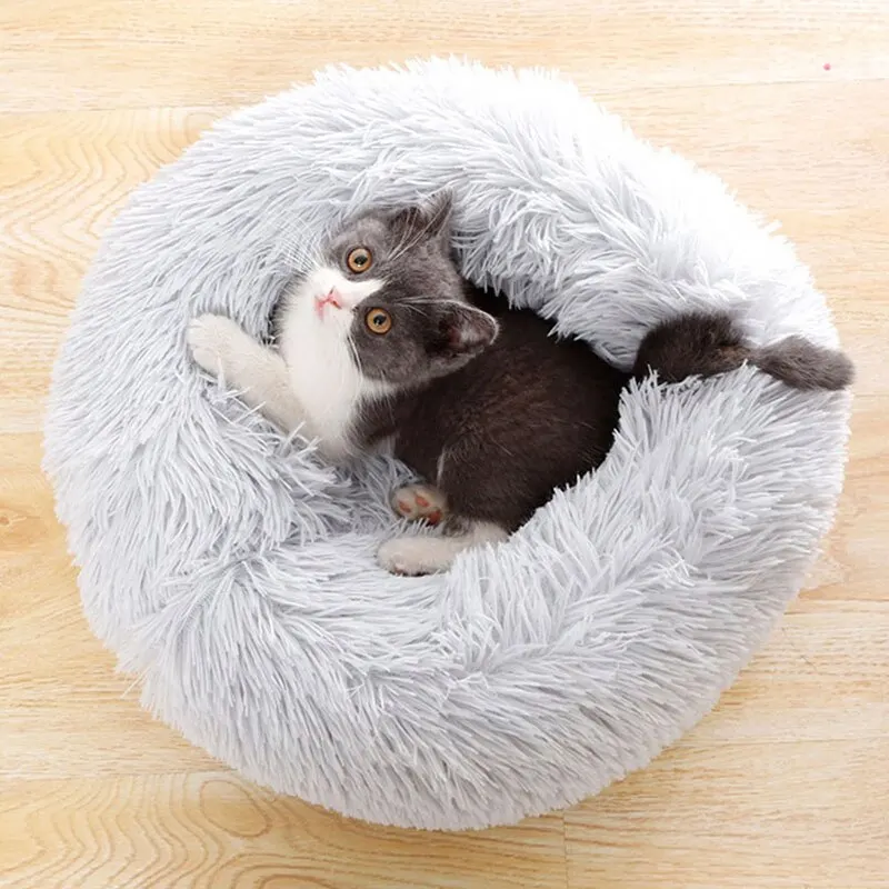 Super cama quente para dormir , macia, longa e de pelúcia ,melhor cama para cães de estimação e gatos. - Image 3