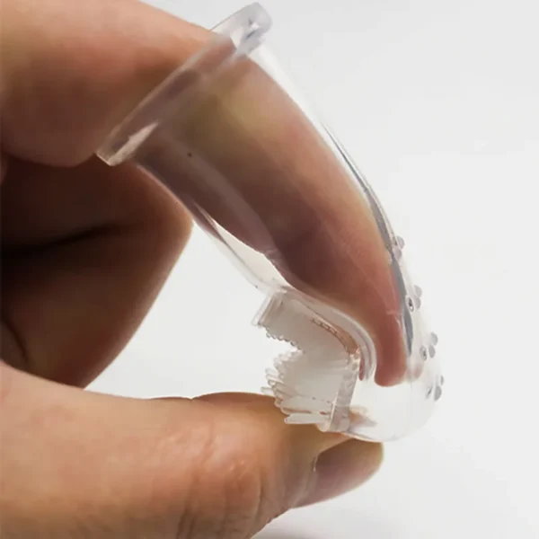 Escova de dente super macia para animais de estimação, escova de cachorro de pelúcia, mau hálito e tártaro ferramenta de cuidados, cão e gato limpeza de silicone, pet shop - Image 5