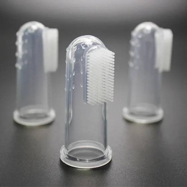 Escova de dente super macia para animais de estimação, escova de cachorro de pelúcia, mau hálito e tártaro ferramenta de cuidados, cão e gato limpeza de silicone, pet shop - Image 6