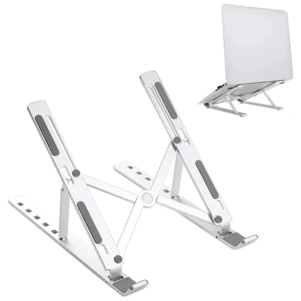 Suporte de alumínio para laptop Suporte removível para computador Suporte para notebook Compatível com Air Pro Dell HP Lenovo More 10-15,6" - Image 5