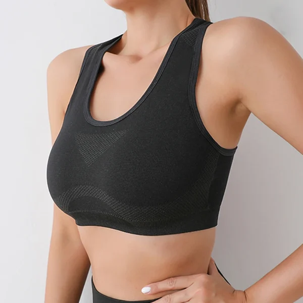 Sutiã Esportivo Push Up Respirável para Mulheres, Top de Fitness, Roupa Interior Yoga, Colete Running, Gym Wear - Image 5