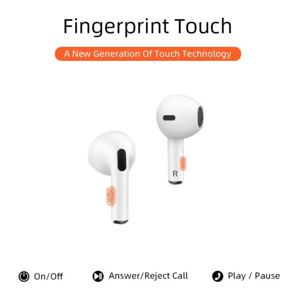 TWS Fones De Ouvido Sem Fio Bluetooth, Pro 6 Original, Mini Fones De Ouvido, fone De Ouvido Fone, Estéreo, Esporte Auricular para Xiaomi, Android - Image 3