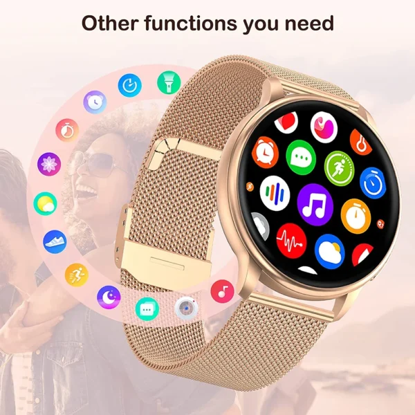 WEEDOM-Smartwatch com discagem personalizada para homens e mulheres, chamada Bluetooth, esporte, rastreador de fitness, freqüência cardíaca, Android, iOS, 2023 - Image 2