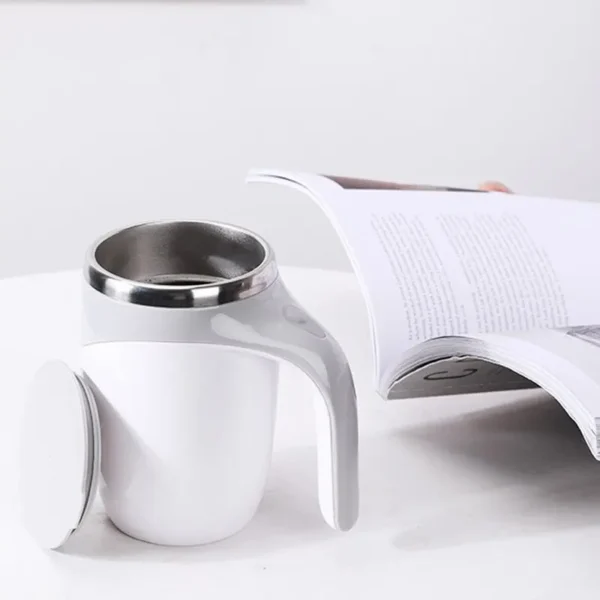 Caneca Multi Mix Recarregável Portátil Elétrica Aço Inoxidável Rotação Magnética Home Drinking Tools - Image 4