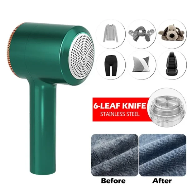 Removedor de fiapos e bolinhas recarregável elétrico para roupas, aparador de bolas de cabelo, Fuzz Sweater, dispositivo de remoção de bobinas - Image 3