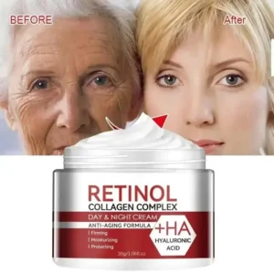 Creme Multi Complex Anti Rugas com Retinol e Colágeno + Ácido Hialuronico, ele é Anti Idade, Firma e Levanta a Pele, Elimina Linhas de Expressão, promove Clareamento e Hidrata cuidando da pele, Cosmético de Alta Qualidade