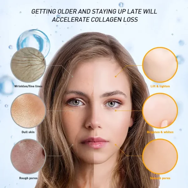 Soro Facial Retinol Orgânico, Alvejante, Antienvelhecimento, Anti Enrugamento, Essência Natural, Cuidados com a Pele do Rosto, Vitamina, Ácido Hialurónico, Hidratante - Image 2