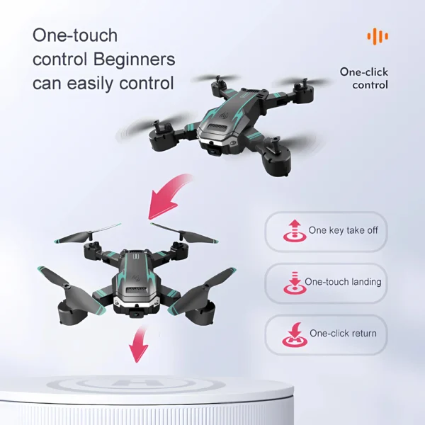 Novo Drone Profissional Alta Performance Quadcopter Dobrável, Com Fluxo Óptico, Evita Obstáculos, com Câmera HD 4K, 8K, S6 Max. - Image 2