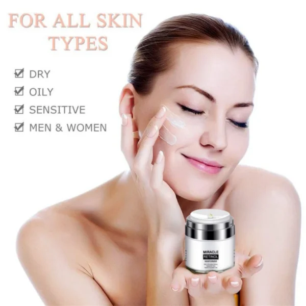 Retinol 2.5% creme hidratante para anti envelhecimento e reduz rugas linhas finas cuidados com a pele dia e noite retinol creme - Image 3