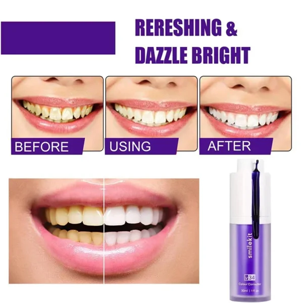 Creme dental branqueador roxo - 30ml - Image 2